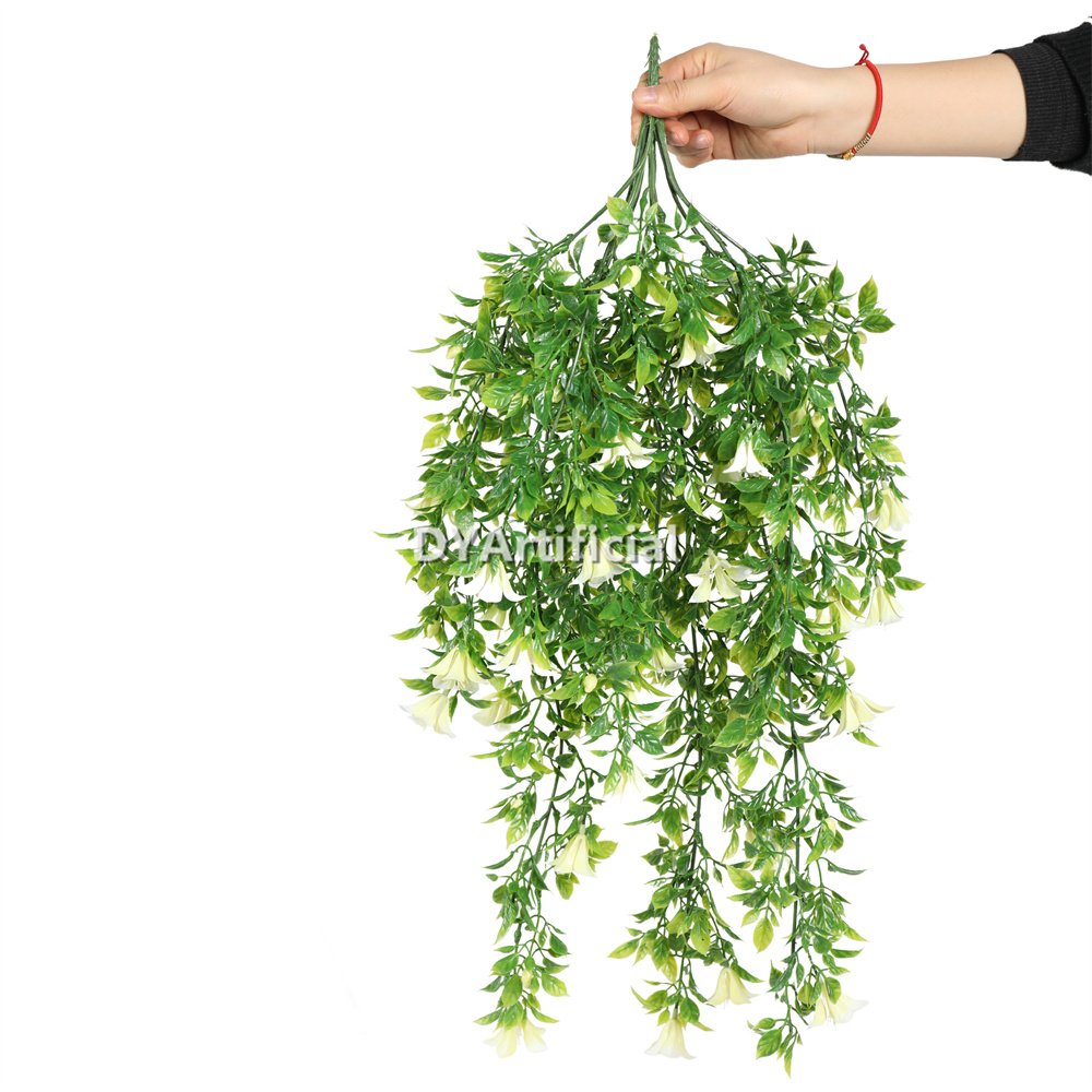 dlvs 259 greenery ivy with white flowers 105cm uv protected details 5