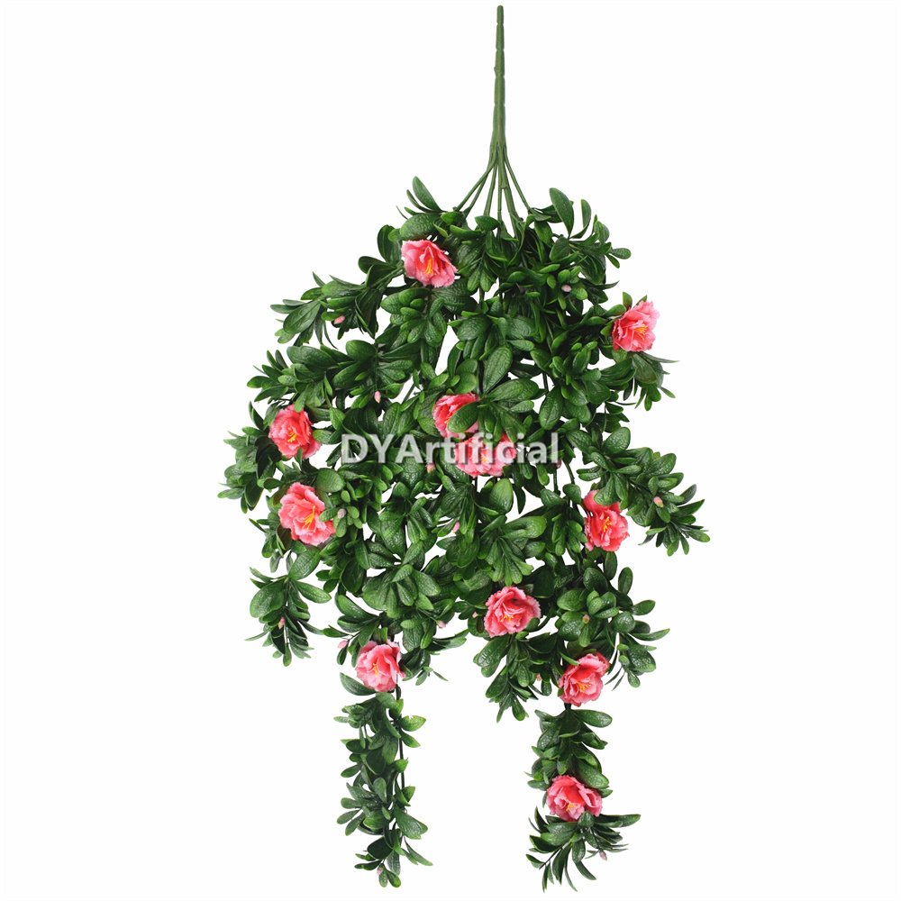 Azalea Hanging with Pink Flowers 90CM UV Protected