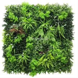 Outdoor UV Protected Richly Mountain Spring Green 100x100CM Plants Wall Panel