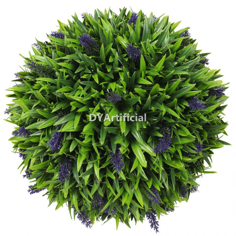Purple Lavender Topiary Ball DYArtificial
