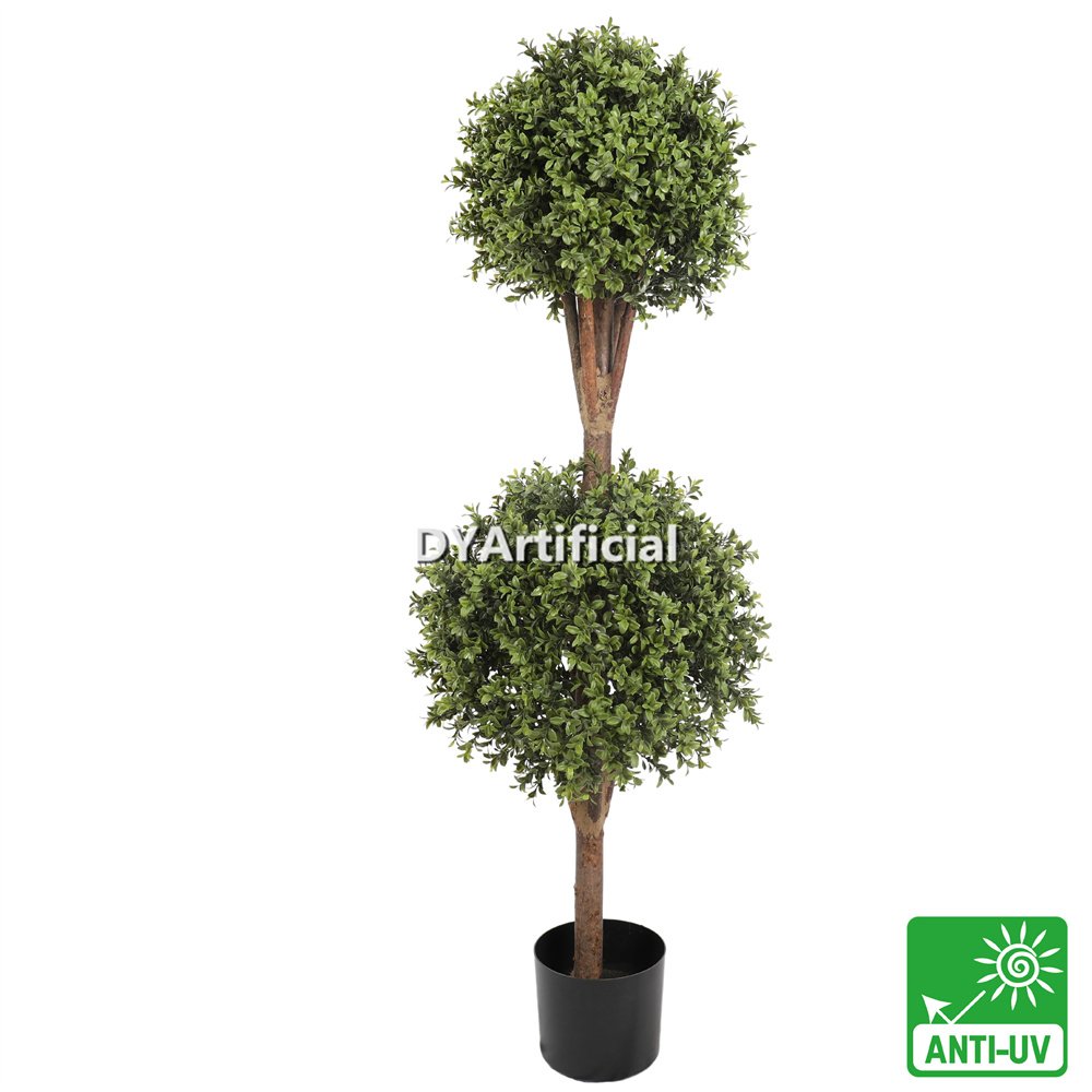 tkcz 10 2 120cm height buxus double ball tree outdoor uv protected