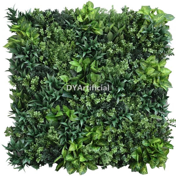 Hydrangea Plus Green Artificial Plants Wall Panel UV Fireproof