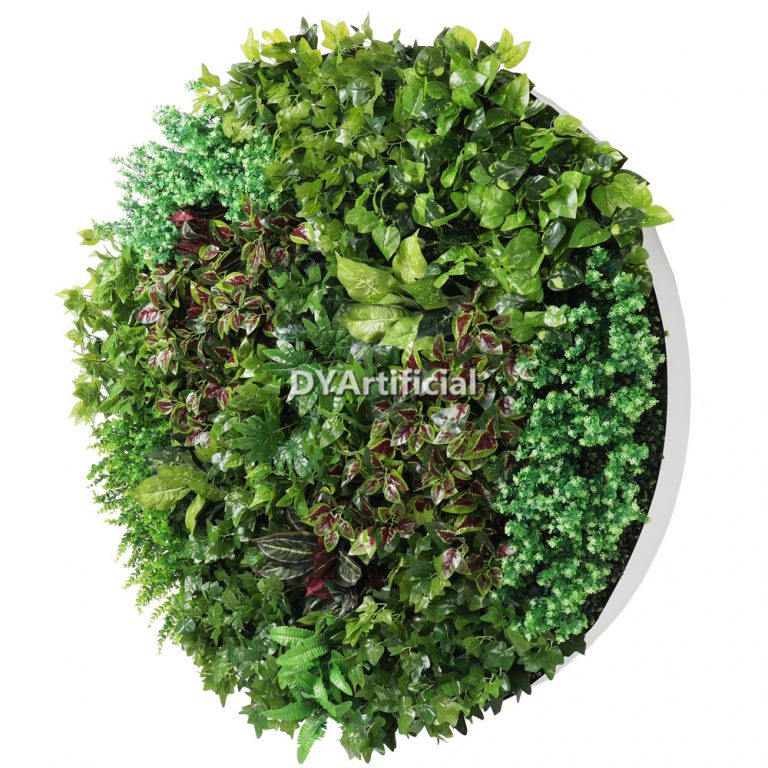 Picture of Customized Dense Green Disk Artificial Plants Wall Indoor - DYArtificial®