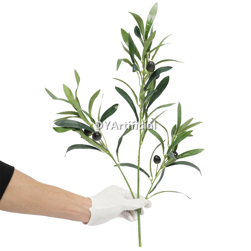 dyti 09 real touch olive tree foliage 55cm details 3