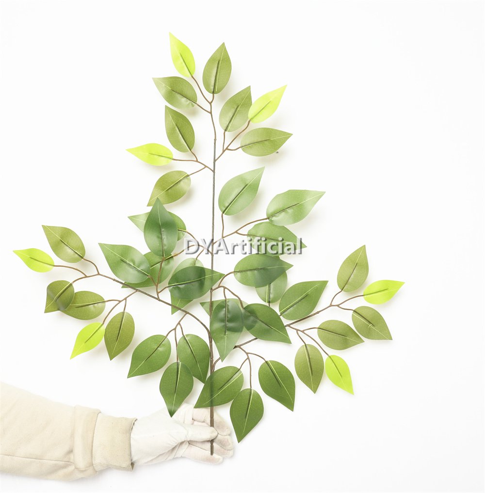dyti 35 real touch ficus tree foliage 58cm details 3