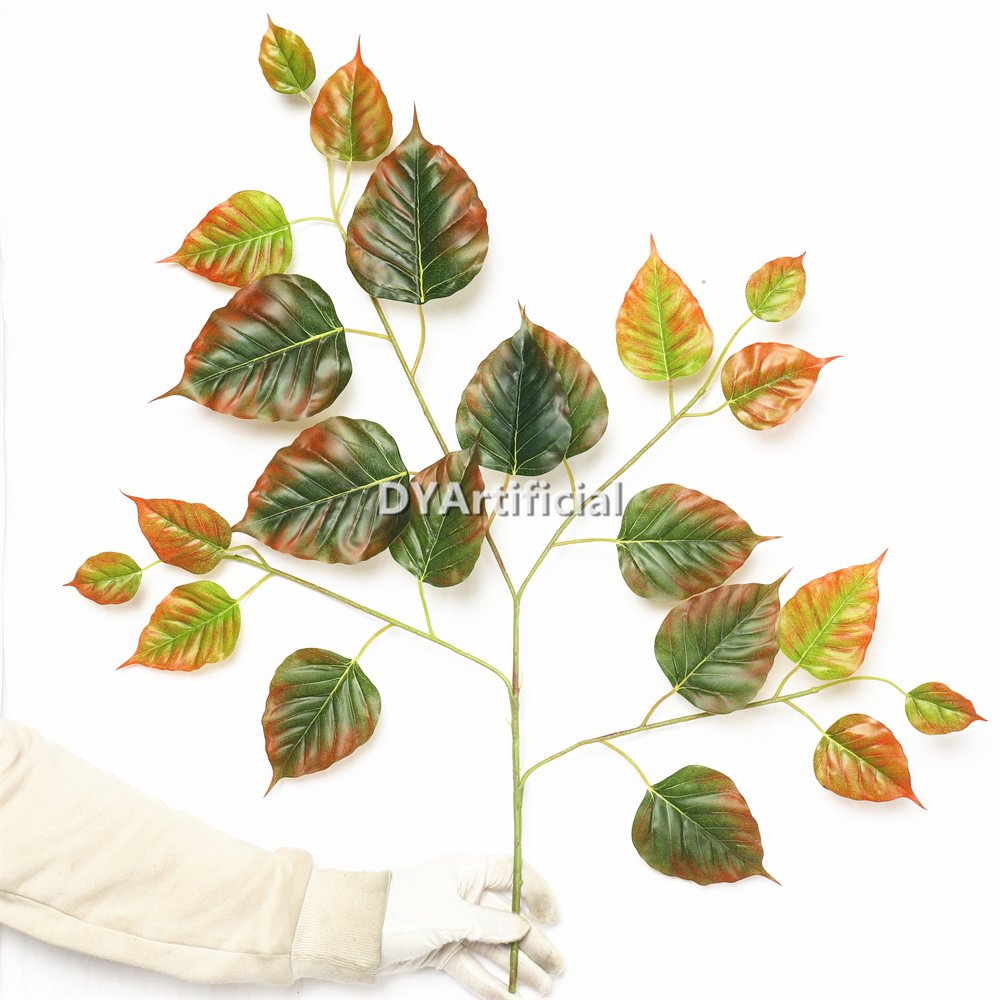 dyti 48 bodhi leaf autumn color 68cm details 3