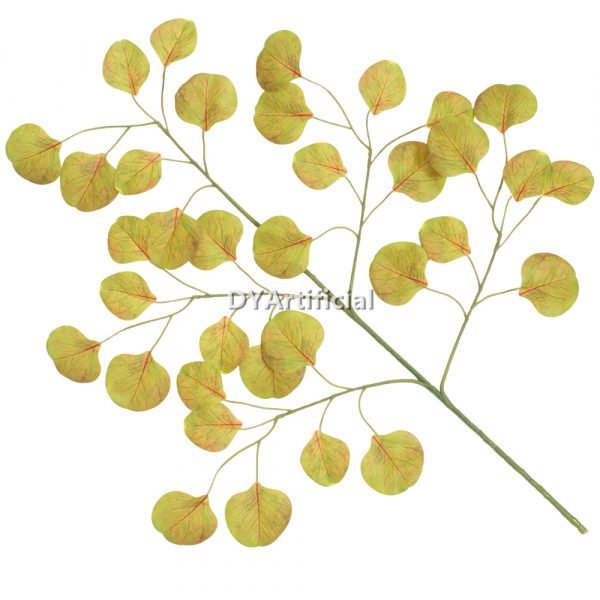 dyti 53 artificial eucalyptus tree foliage yellow color 65cm length 1
