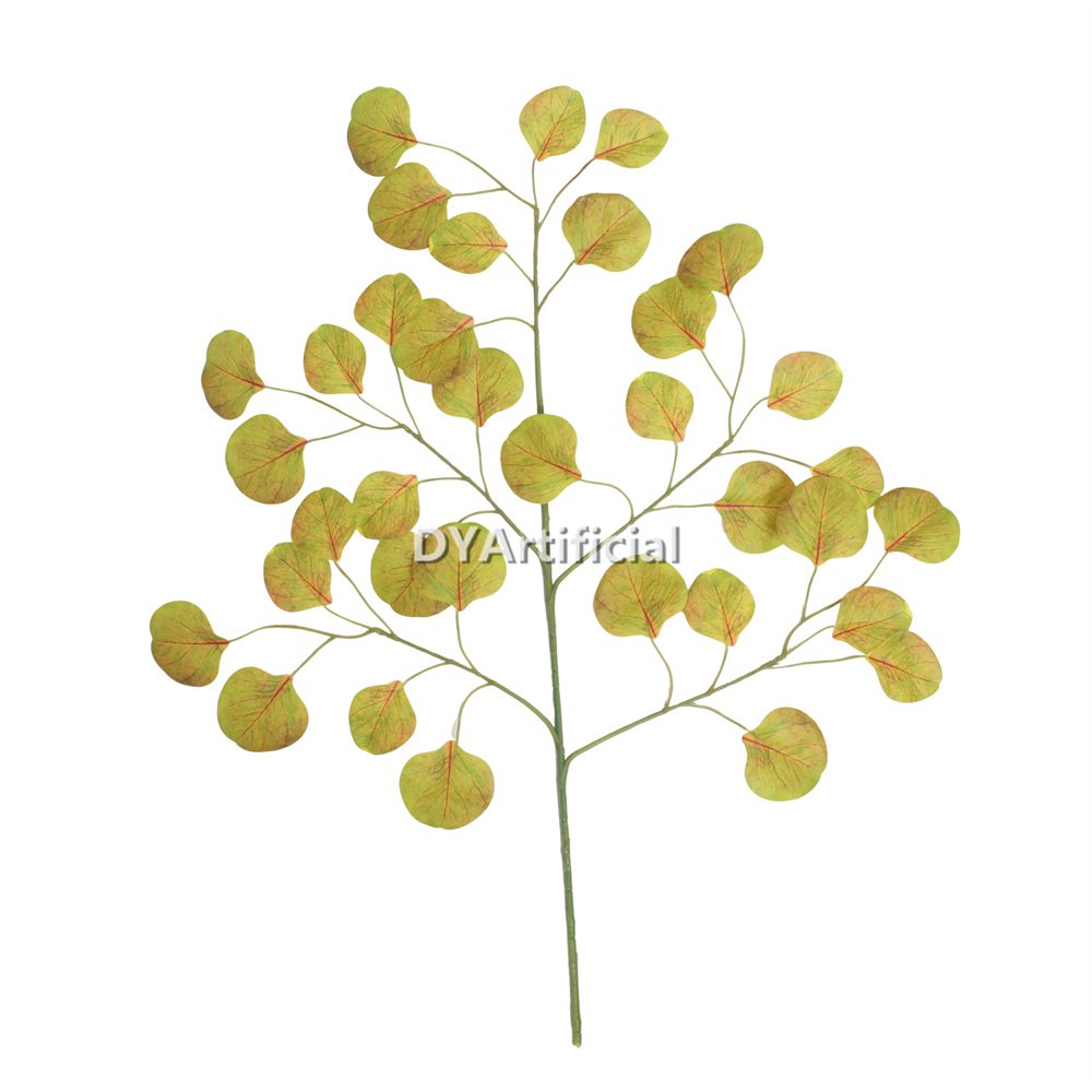 dyti 53 artificial eucalyptus tree foliage yellow color 65cm length