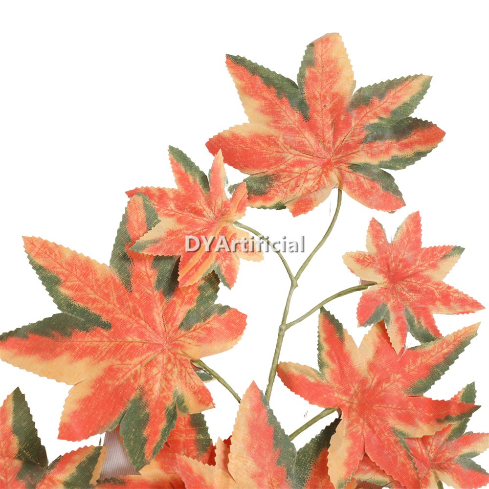 dyti 84 autumn color maple tree leaf 60cm length fire retardant 2