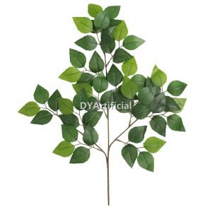 dyti 88 green color birch tree leaf 60cm length fire retardant
