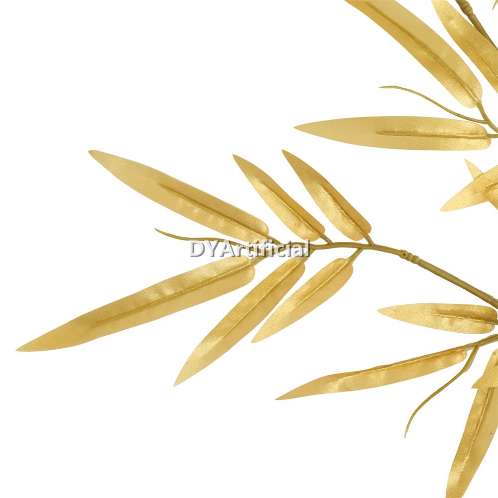 dyti 96 golden color bamboo tree leaf 65cm length 1