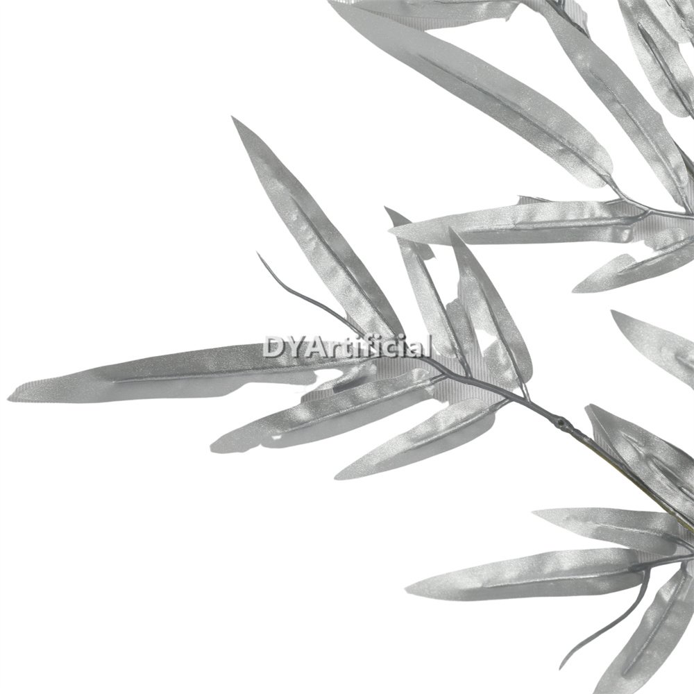 dyti 97 silver color bamboo tree leaf 65cm length 1