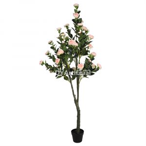 tcc 123 artificial camelia tree 180cm champagne flowers