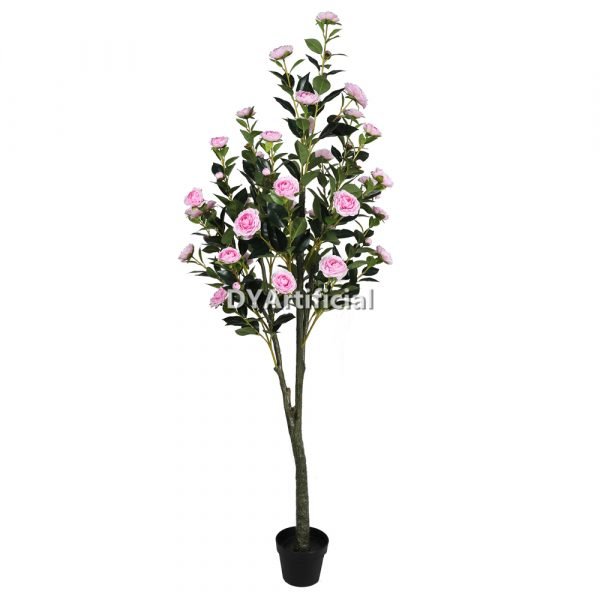 tcc 125 artificial camelia tree 180cm pink flowers