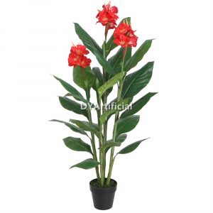 tcc 156 artificial canna yellow 150cm indoor