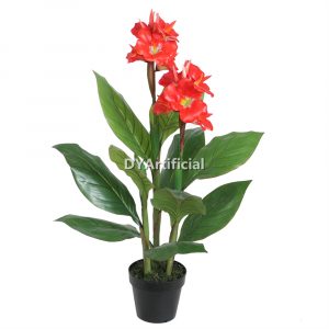 tcc 158 artificial canna red 90cm indoor