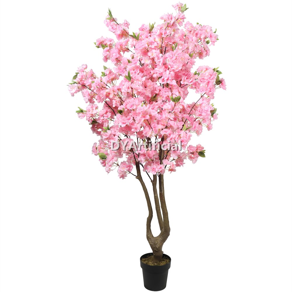 tcc 167 180cm height artificial blossom tree in pink indoor