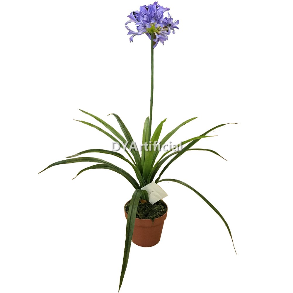 tcc 75 artificial narcissus plant purple 80cm indoor