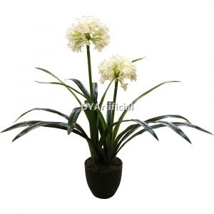 tcc 88 artificial narcissus plant white 80cm indoor