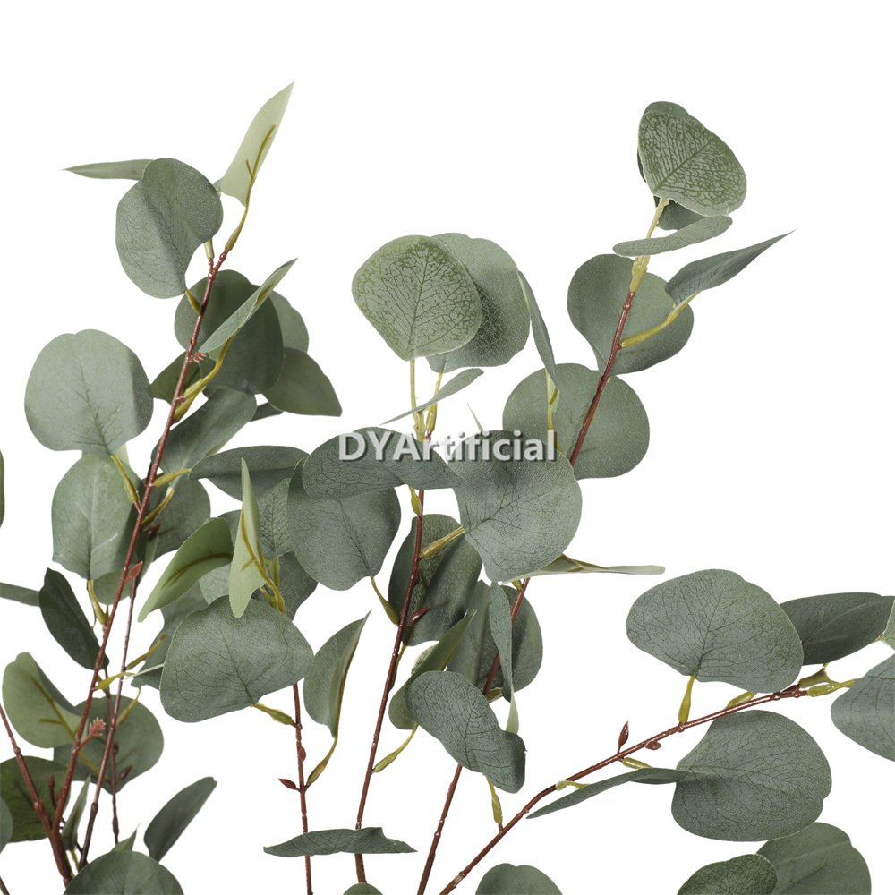 tce 156 artificial eucalyptus white green 150cm 1