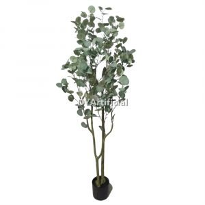 tce 156 artificial eucalyptus white green 150cm