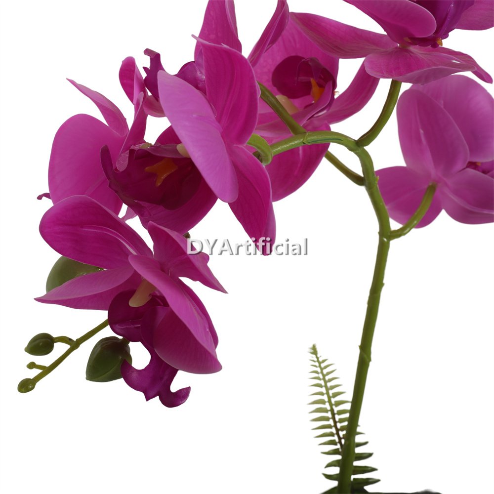 tcm 13 artificial potted orchids red 38cm indoor 1