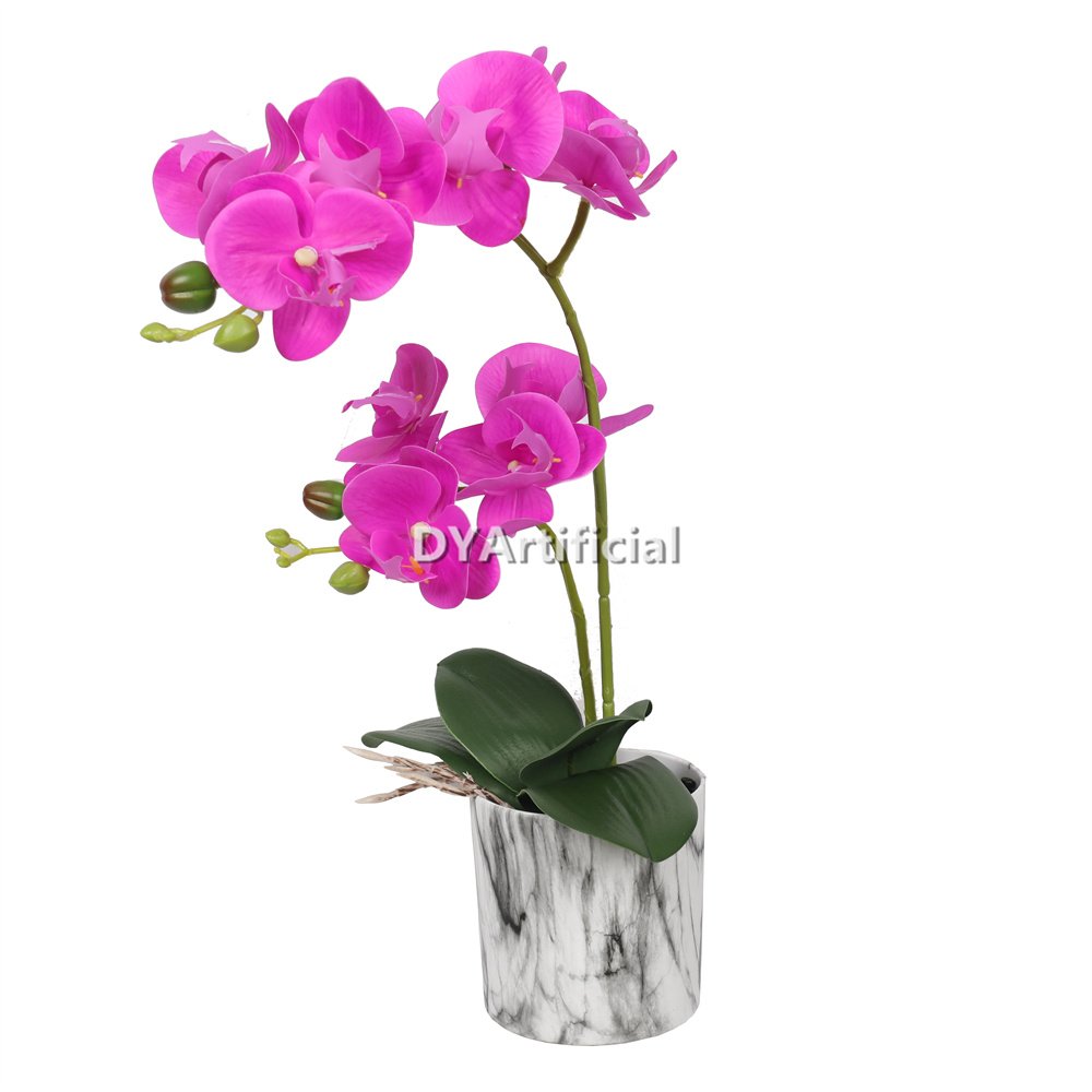 tcm 15 artificial potted orchids red 49cm indoor 1