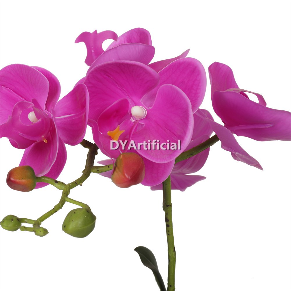 tcm 21artificial potted orchids 26cm red 1