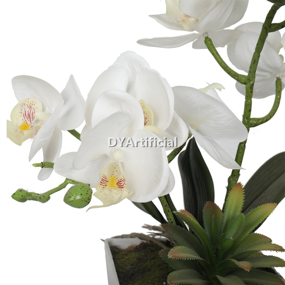 tcm 26 artificial potted orchids 36cm white 1