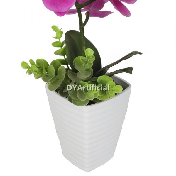 tcm 28 artificial potted orchids 34cm red 2