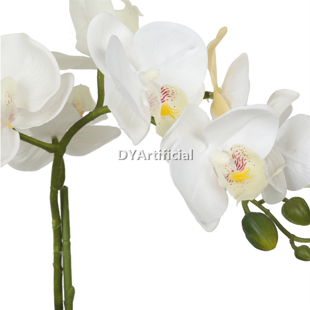 tcm 29 artificial potted orchids 38cm white 1