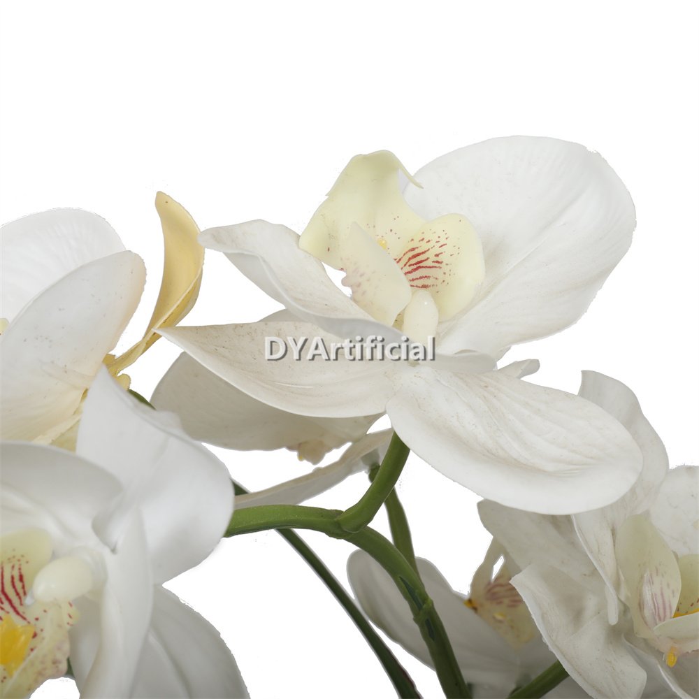 tcm 31 artificial potted orchids 44cm white 1