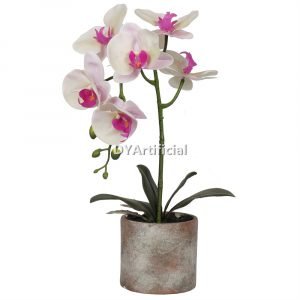 tcm 34 artificial potted orchids 44cm indoor