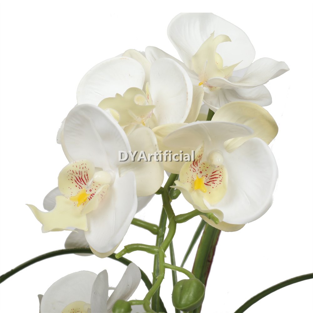 tcm 38 artificial potted orchids 44cm indoor white 2