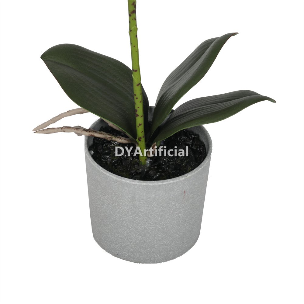 tcm 45 artificial potted orchids 33cm indoor white 2