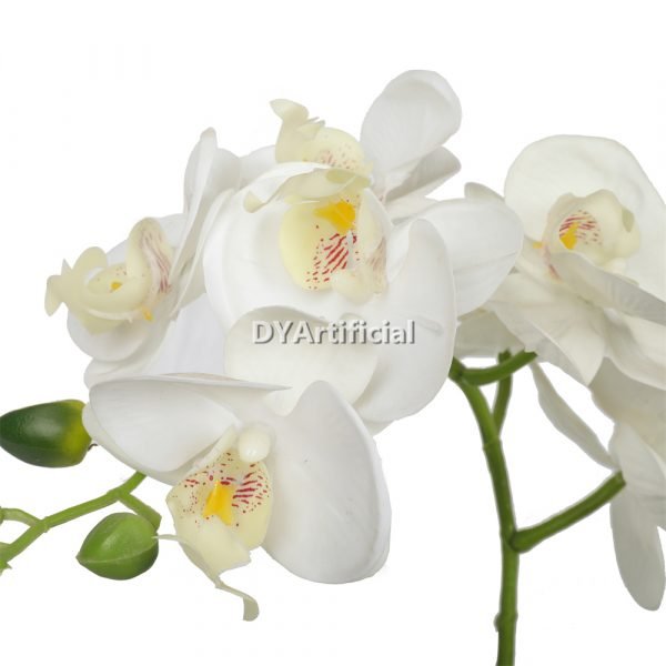 tcm 46 artificial potted orchids 37cm indoor white 1