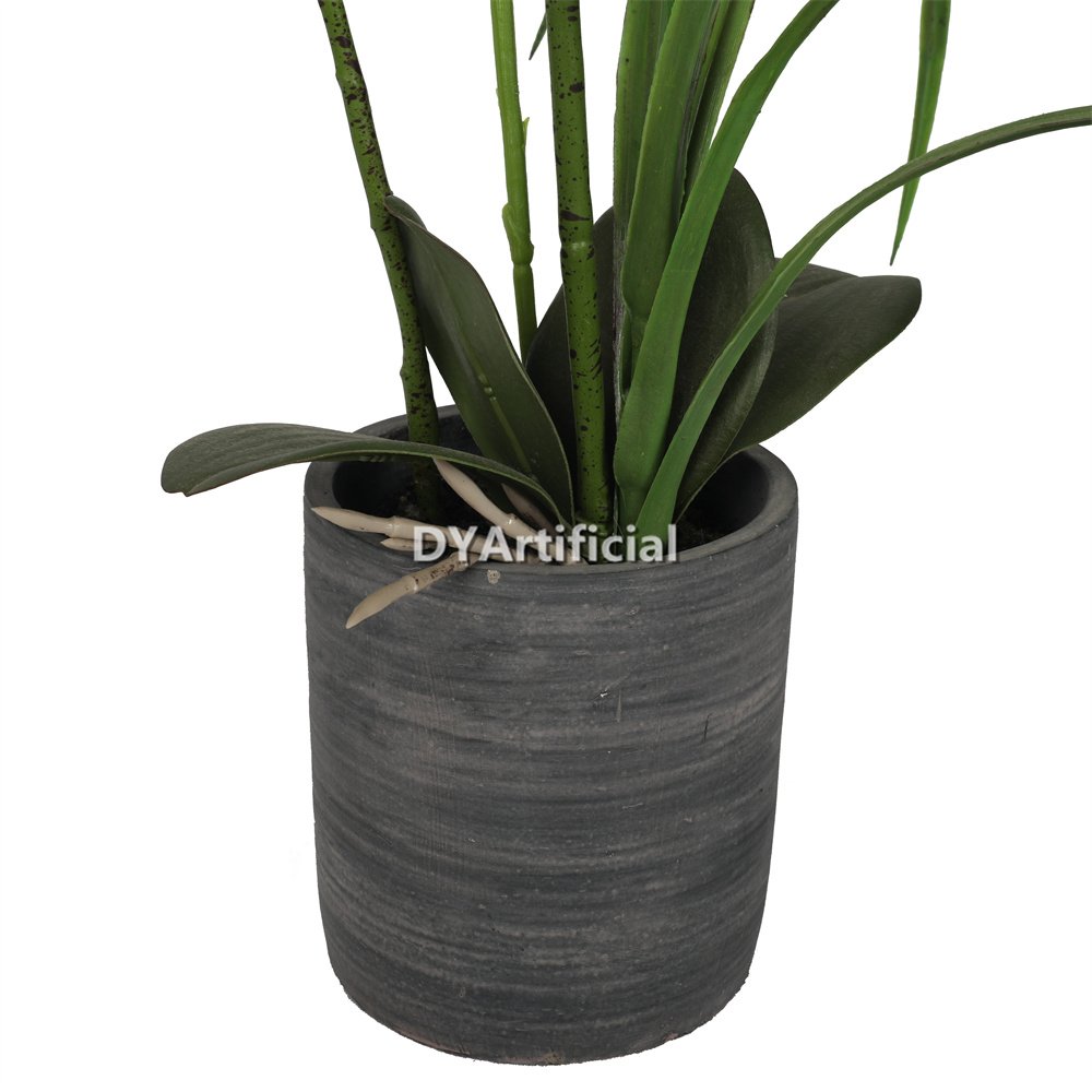 tcm 52 artificial potted orchids 49cm indoor white 3