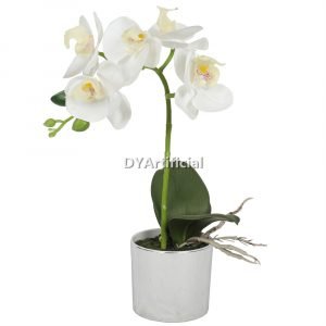 tcm 67 artificial potted orchids 31cm indoor white