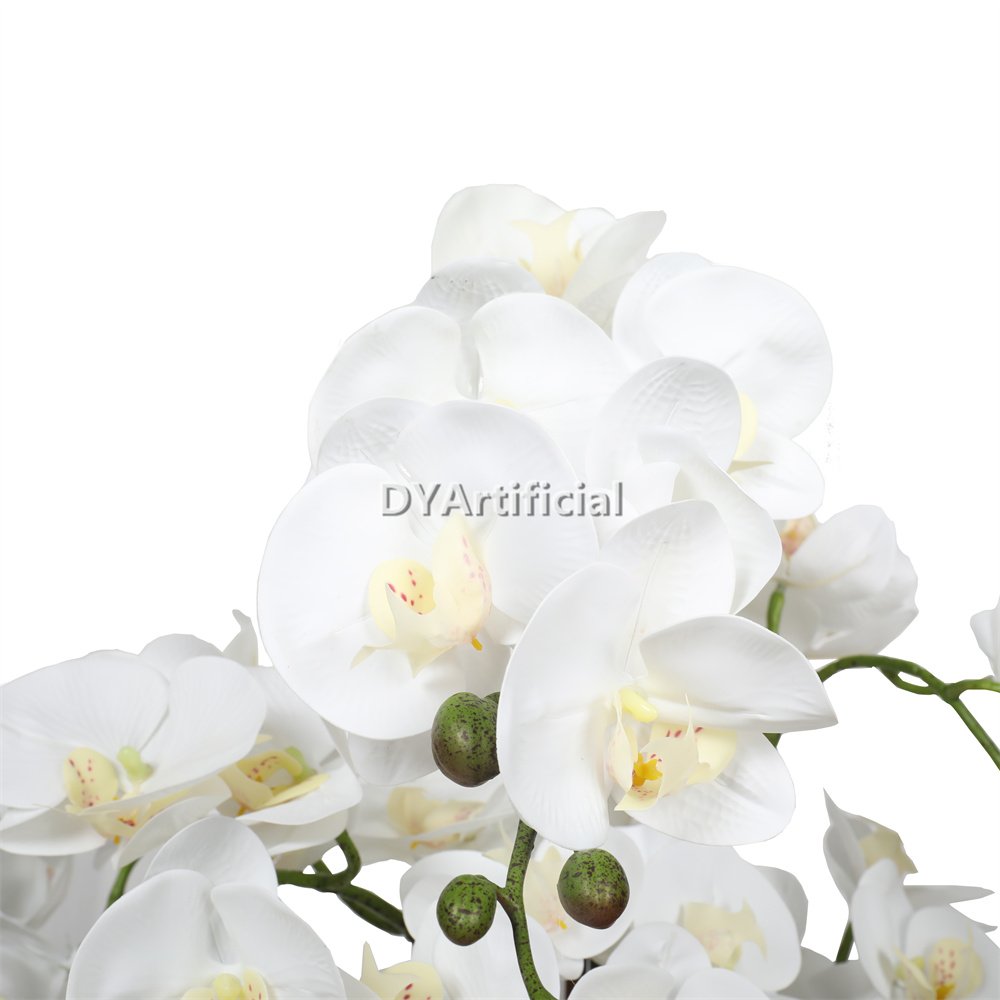 tcm 73 artificial potted orchids 41cm indoor white 1