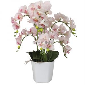 tcm 74 artificial potted orchids 57cm indoor pink