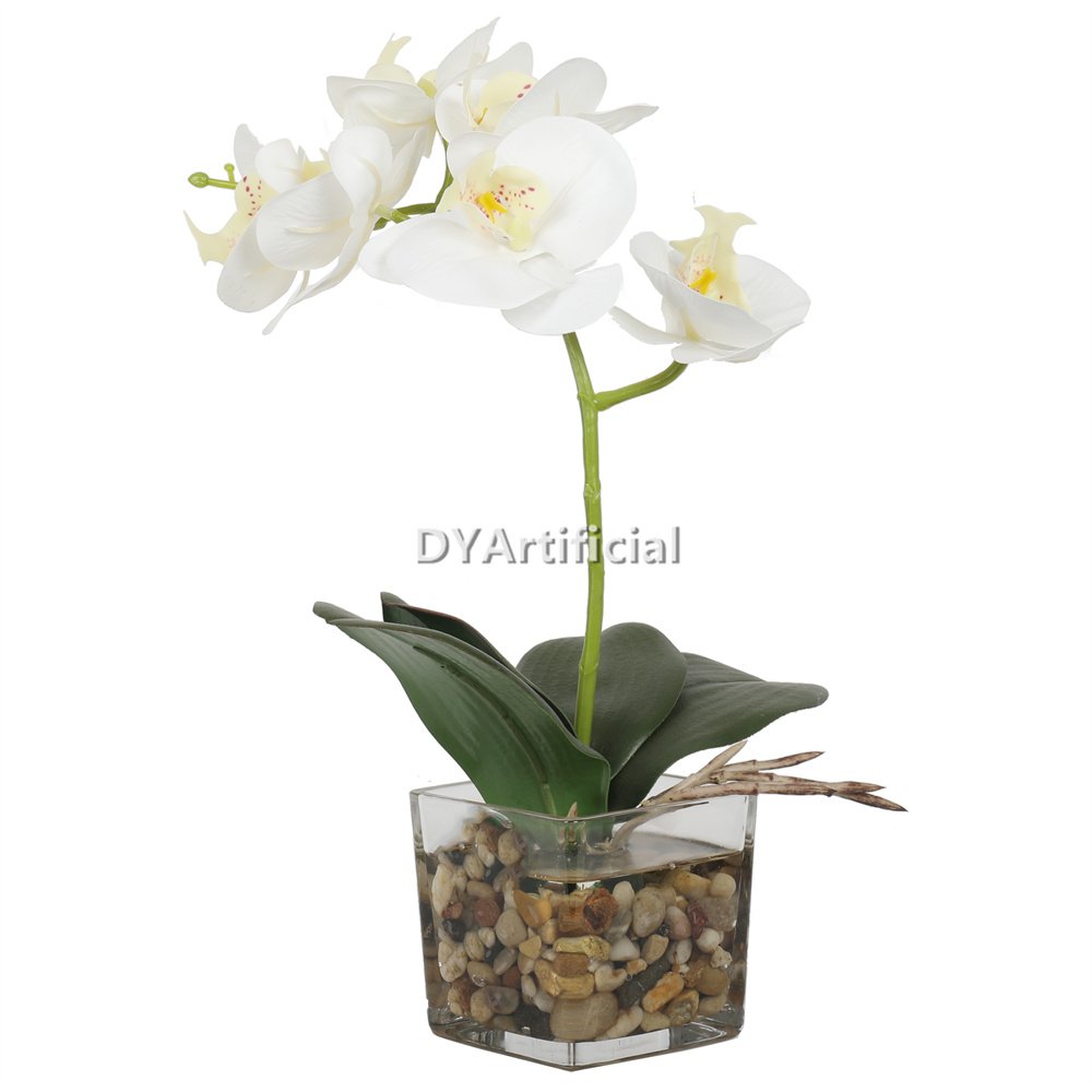 tcm 80 artificial potted orchids 39cm indoor