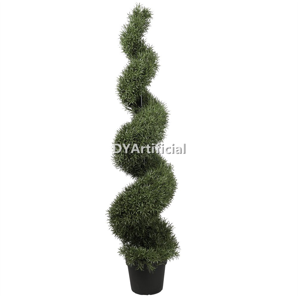 tkcr 01 4 artificial rosemary spiral tree 180cm outdoor uv new