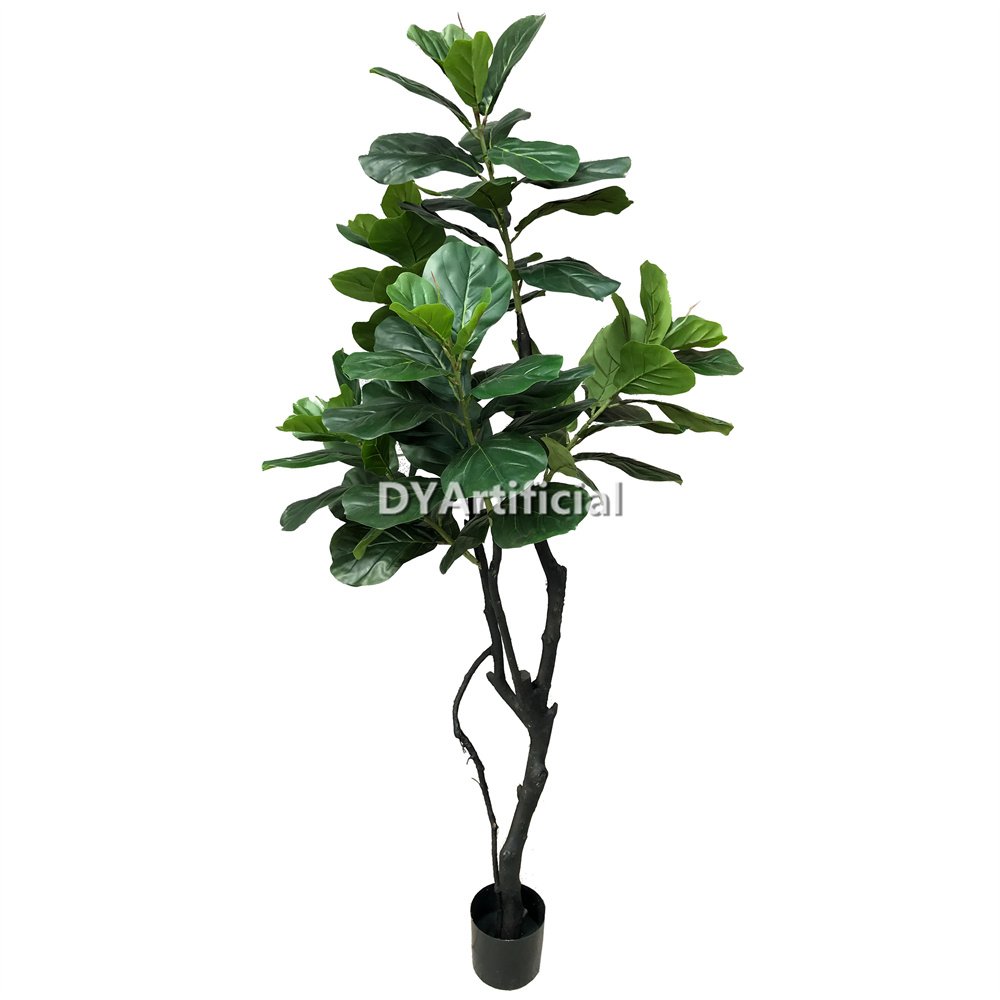 dyl 207 2 160cm height fiddle leaf figs tree plastic trunk, 91 lvs indoor