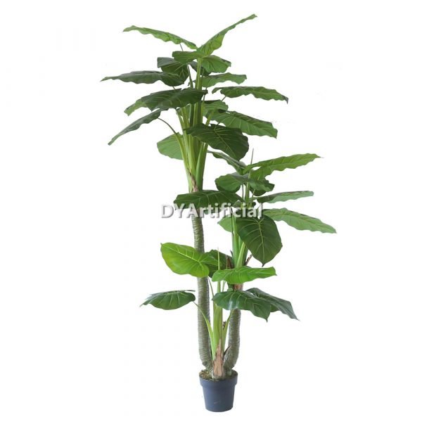 dyl 70 3 large artificial taro tree 200cm indoor 30 leaves indoor