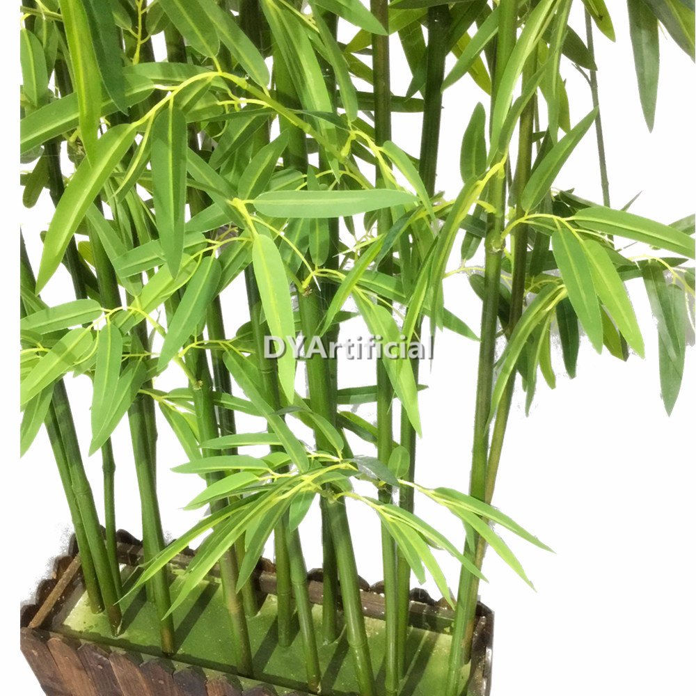 dysl 09 bamboo fence real bamboo trunk with pe leafs 180cm height indoor 3