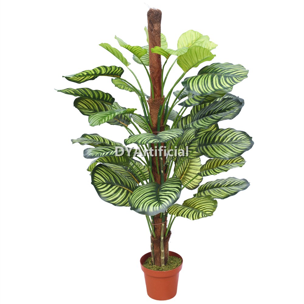 tce 73 artificial calathea rotundifolia 110cm height indoor
