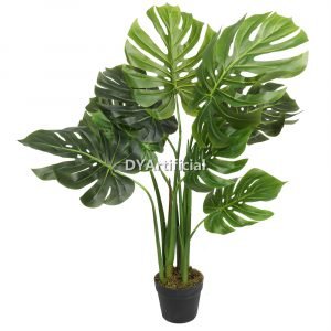 tce 95 artificial potted monstera plant 85cm height indoor new