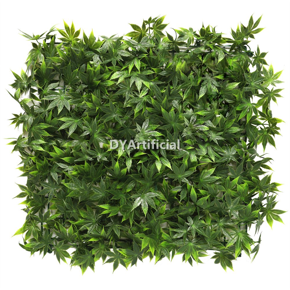 tns 15 artificial maple leaf panel green outdoor uv