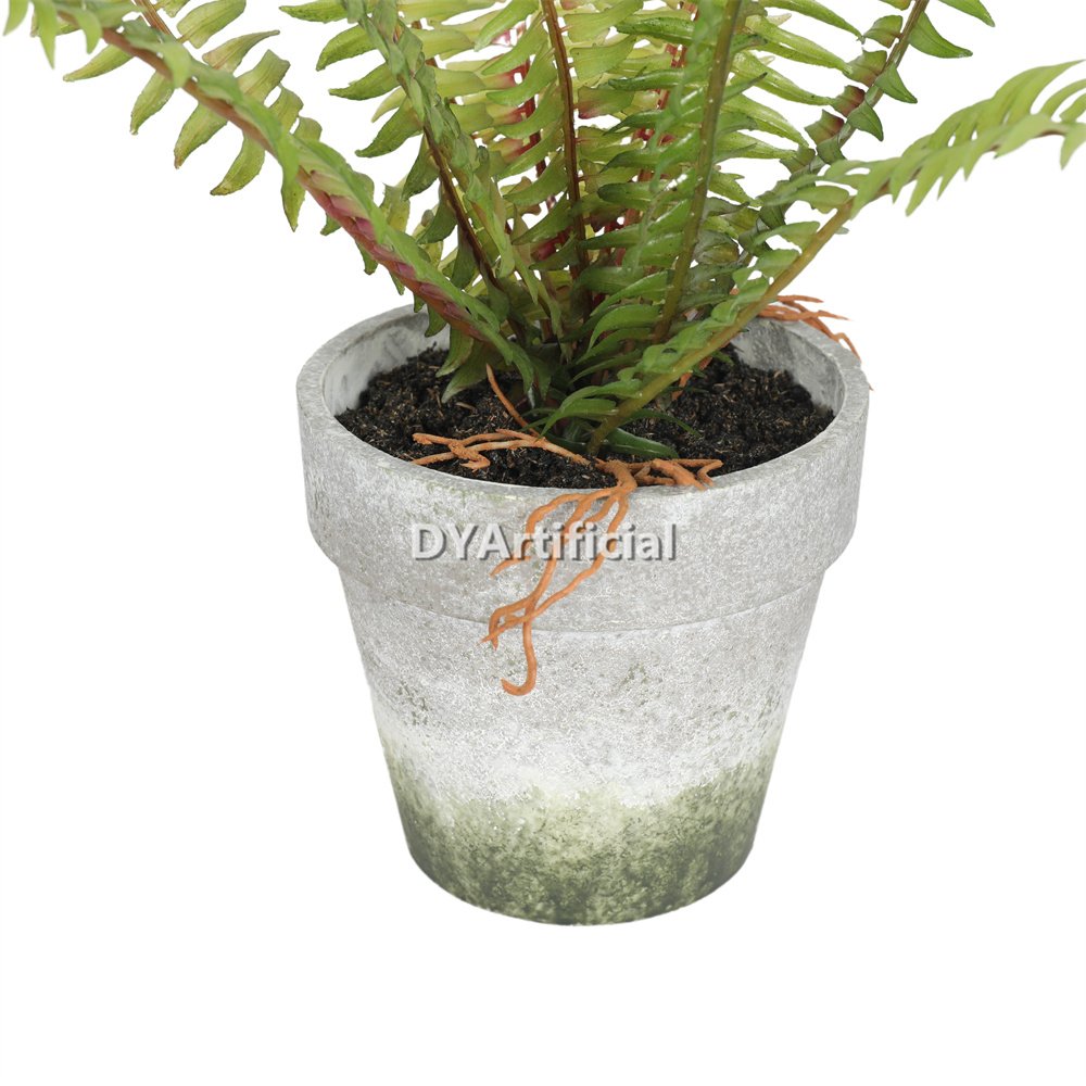 dypa 100 potted artificial spring fern 29cm premium 1