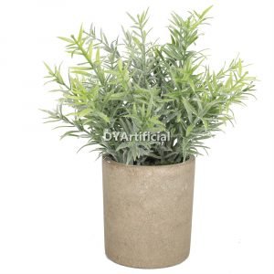 dypa 104 potted artificial rosemary table grass 25cm